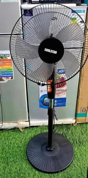 Coolstar16′′ Stand Fan, Overheat Protection Piano Buttons