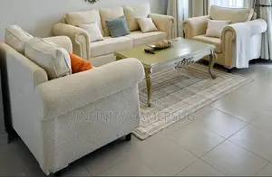 Durable Sofa in Cream (6)Seaters Available