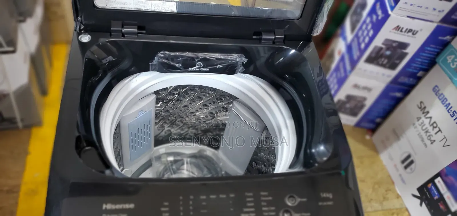 Hisense 14kg Toploader Washing Machine-Wtja1402t,Led Display