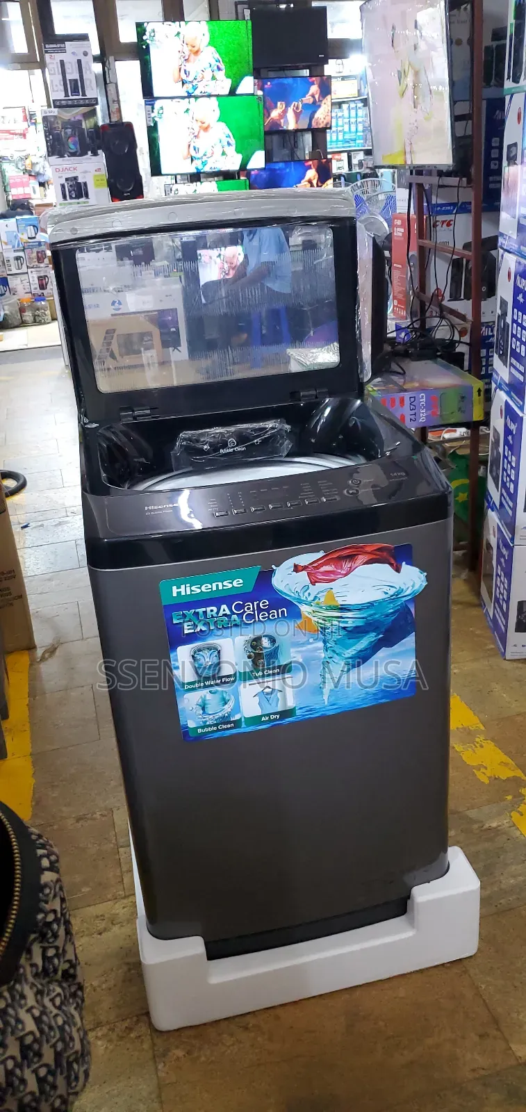 Hisense 14kg Toploader Washing Machine-Wtja1402t,Led Display
