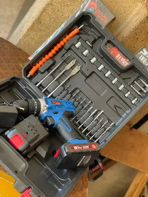 Drill Set With a Cordless Drill