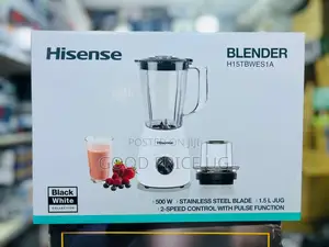 Hisense Blender /Stainless Steel Blade 1.5 Jug 500w