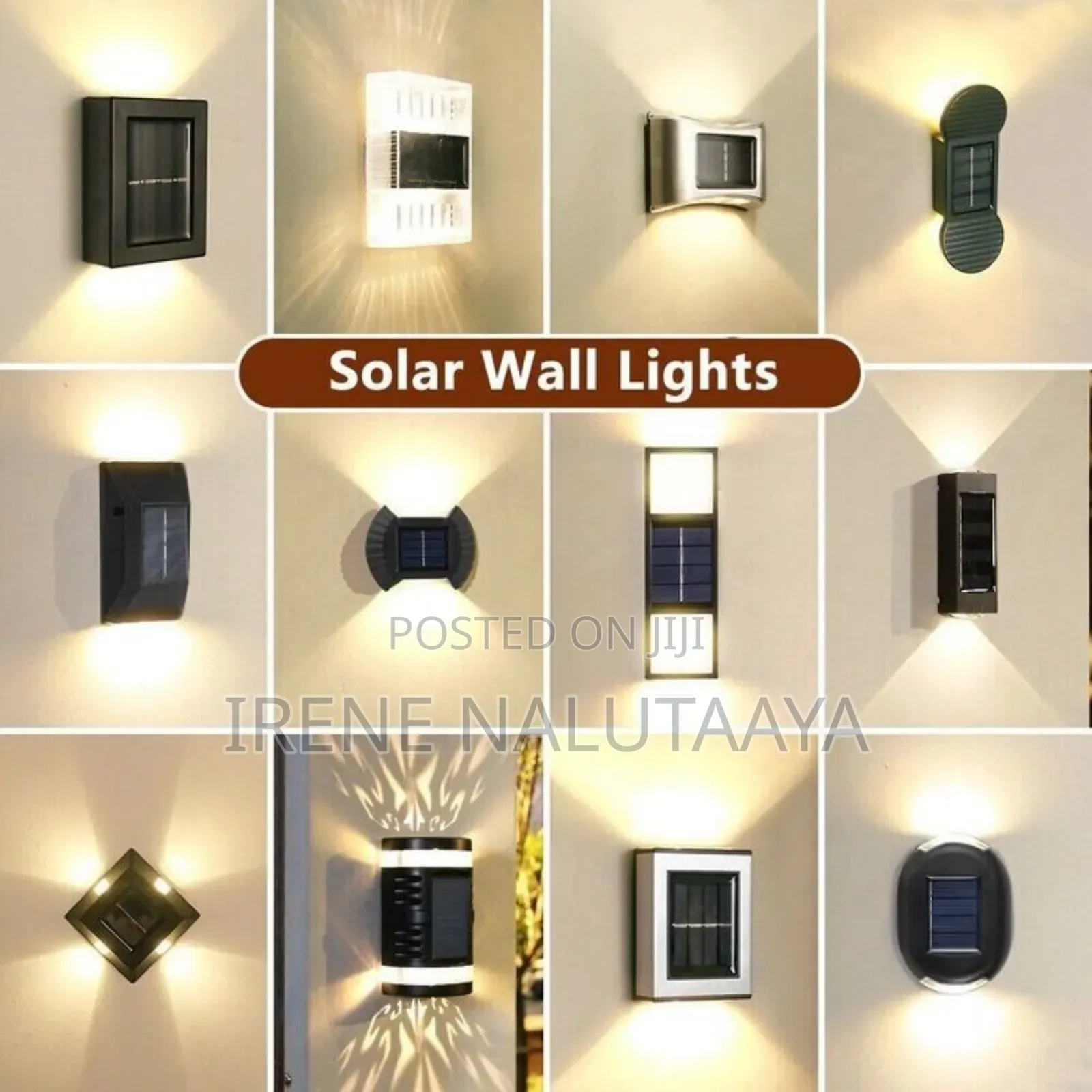 Outdoor Solar Wall Light