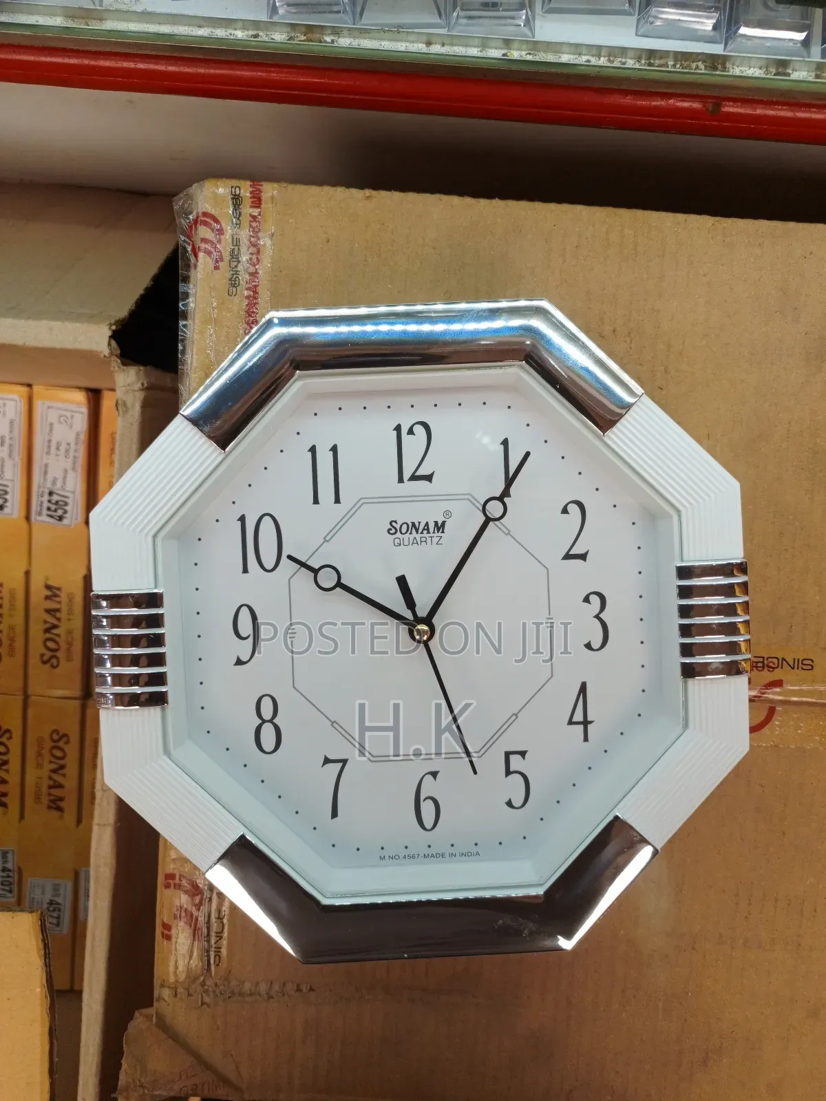 Sonam Quartz Analog Wall Clock 4567