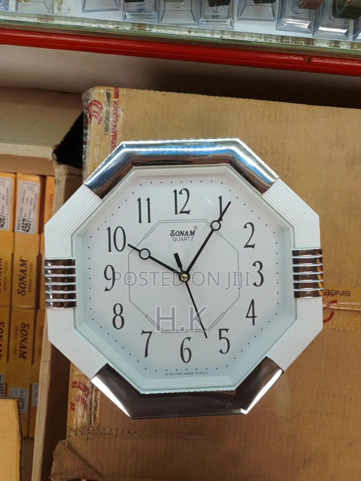 Sonam Quartz Analog Wall Clock 4567