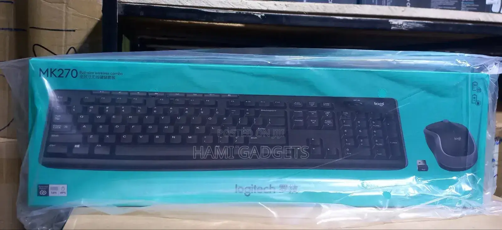 Mk270 Logitech Keyboard and Mouse Wireless