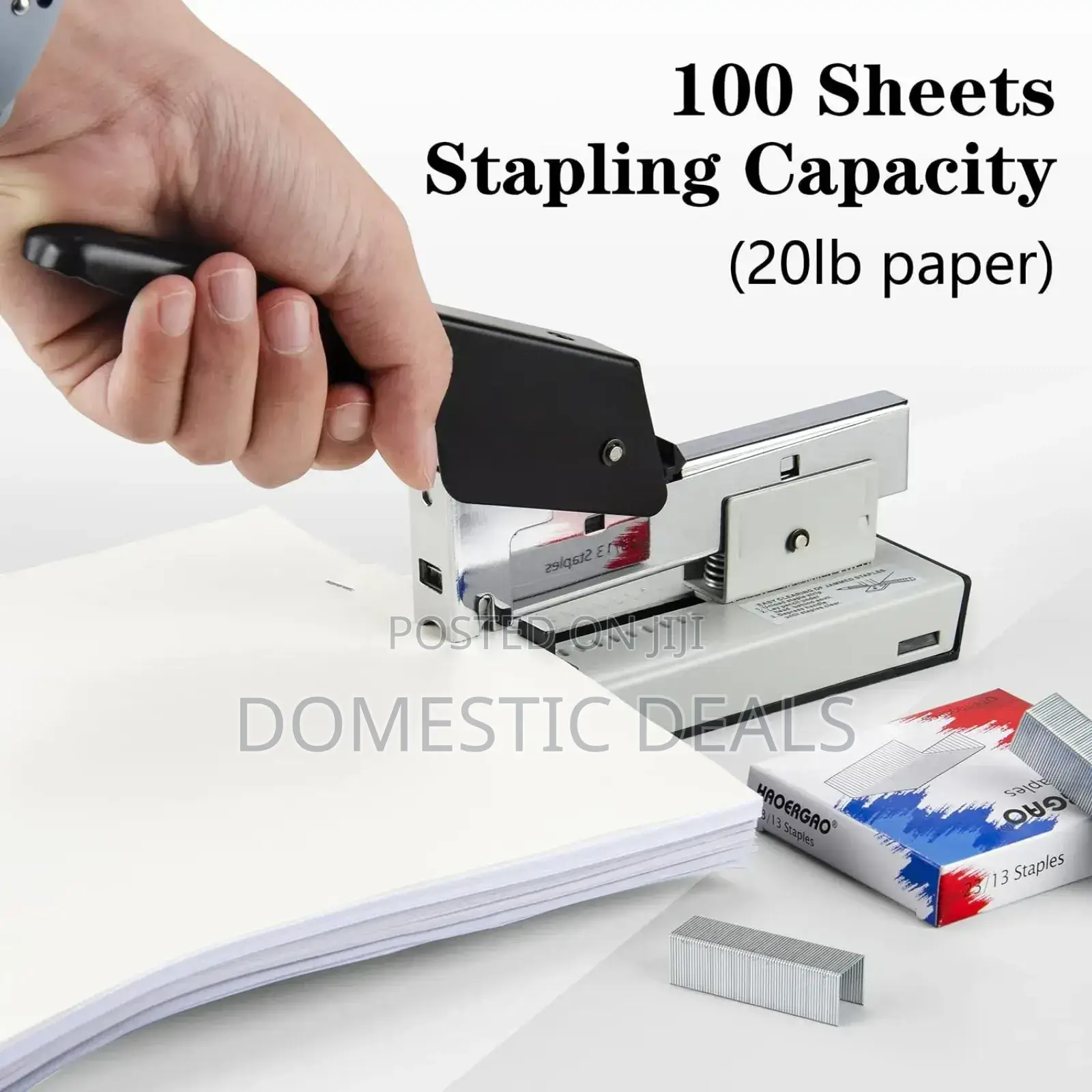 100 Sheet Capacity Heavy Duty Stapler Machine