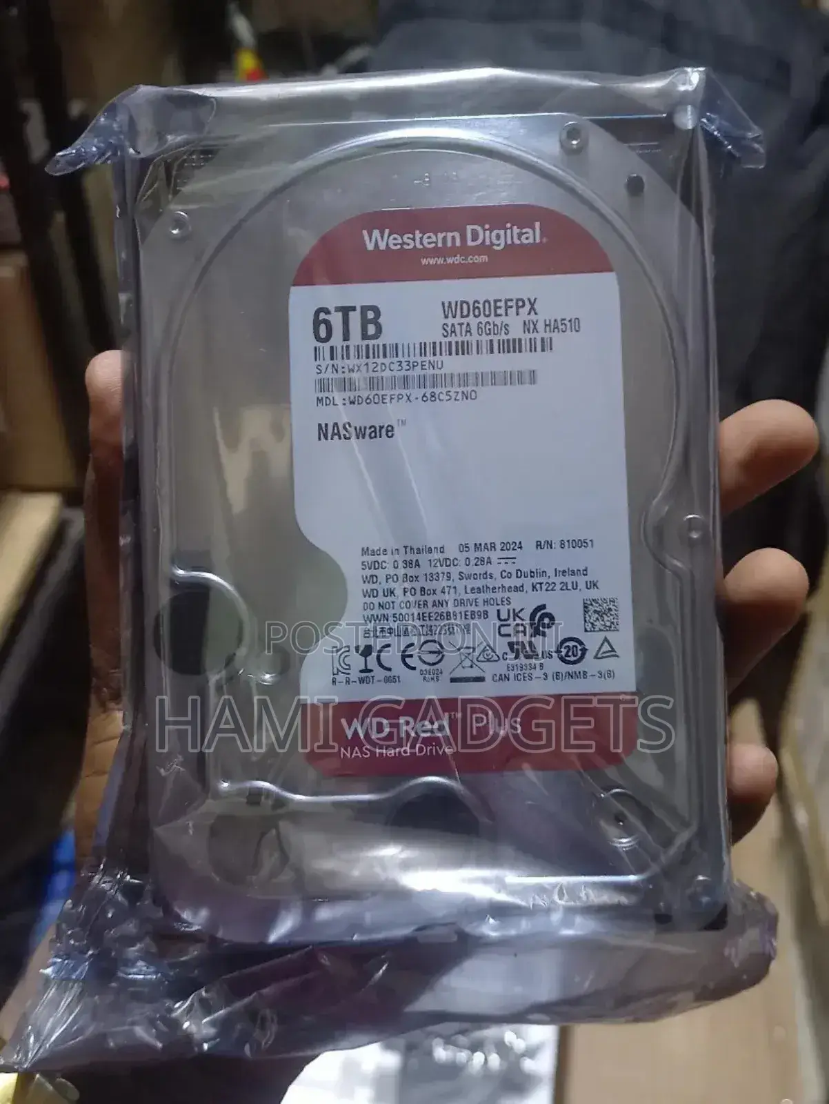 6tb Western Digital Nas Hard Drive Wd Red