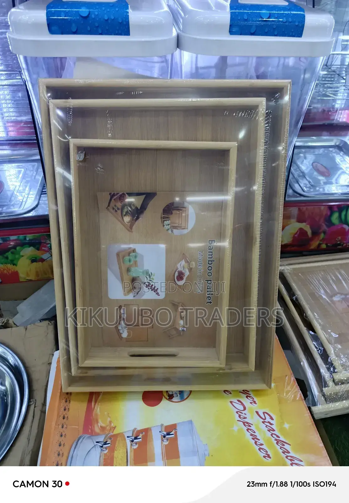 Bamboo Wooden Serving Tray