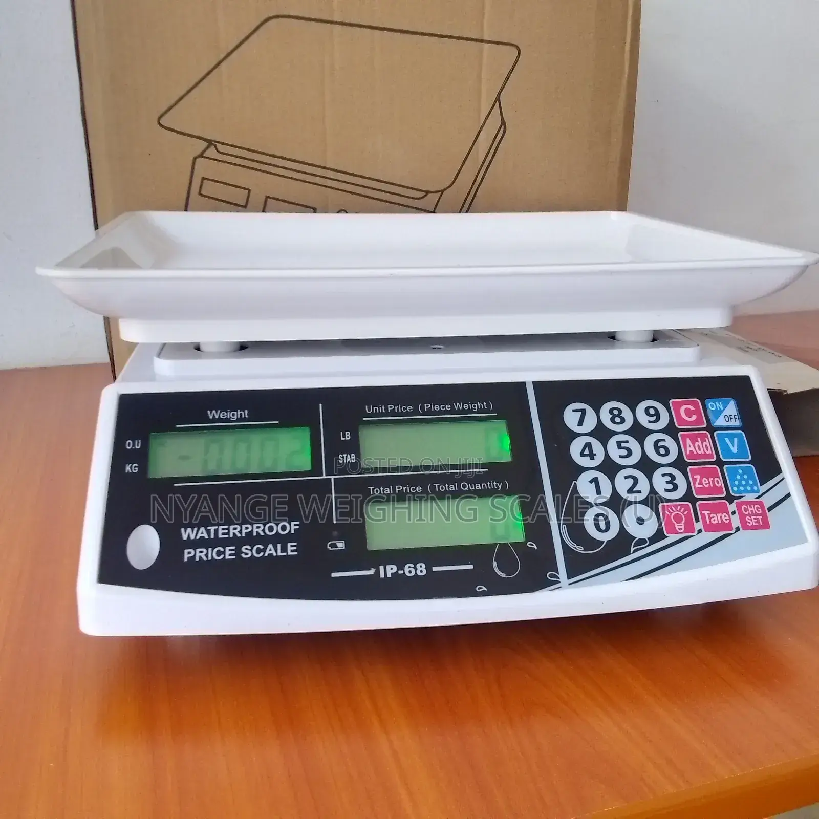 Waterproof White Weighing Scale Kitchen Weigh 30kg Acs Weighing Scale