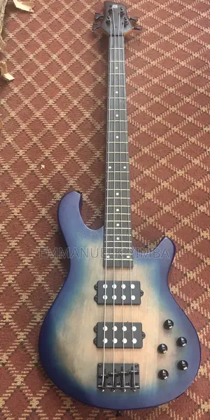 Active Bass Guitar Blue
