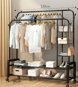 Brand Metallic Clothes Rack