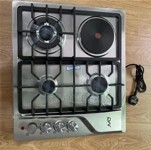 DW3 Gas, 1 Electric Hot Plate Auto Ignition Stove Cooker