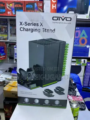 Vertical Charging Stand With Cooling Fan