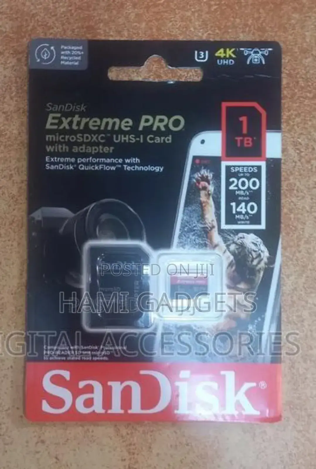 1tb Sandisk Extreme Pro Micro SDXC With Adapter