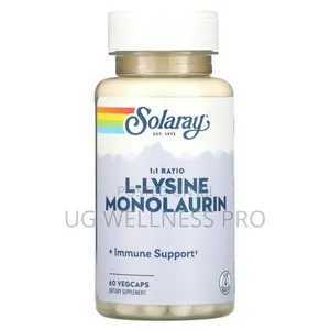 Solaray, L-Lysine Monolaurin 1:1 Ratio, 60 Vegcaps