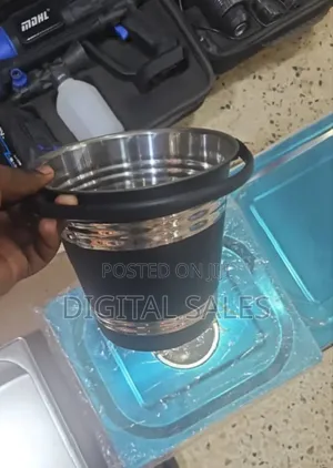 Strong Black Stainless Steel Ice