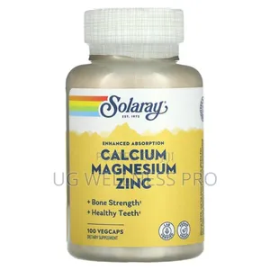 Solaray, Calcium Magnesium Zinc, 100 Vegcaps