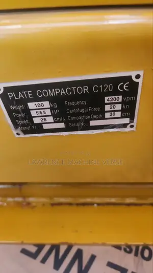 Plate Compactor C120