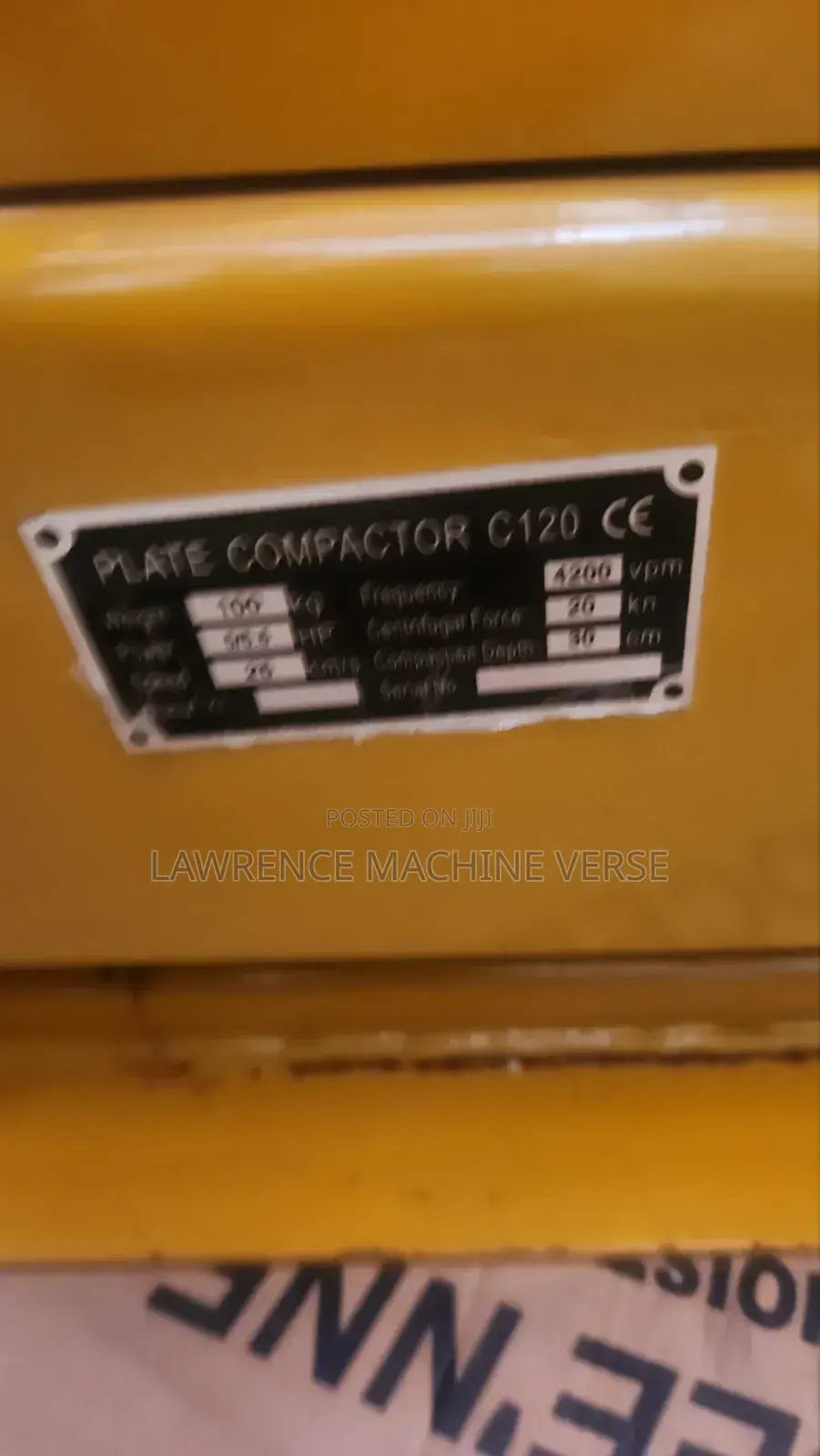 Plate Compactor C120