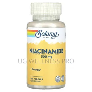 Solaray, Niacinamide Vitamin B3, 500 Mg, 100 Vegcaps