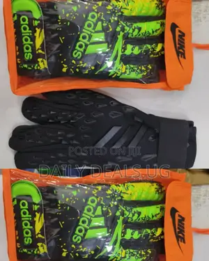 Black Goalkeeper Gloves