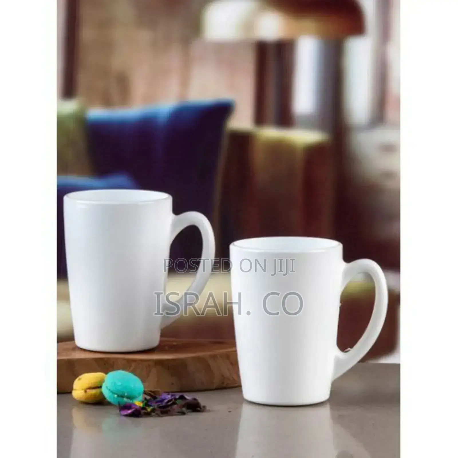 Luminarc 6 Pieces of Luminarc Plain Tea Coffee Mug Cups-Whit