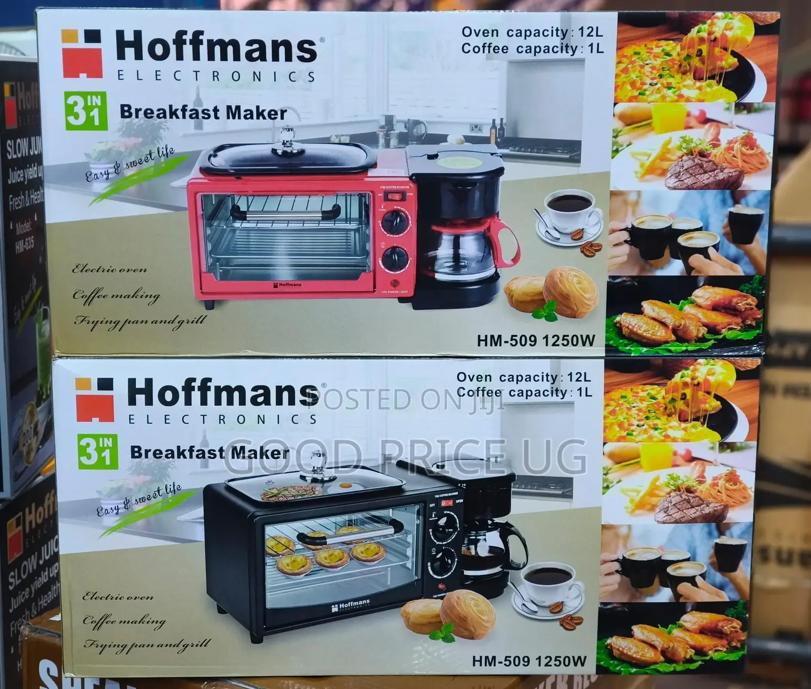 3in1 Hoffmans Breakfast Maker HM-509