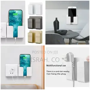 Wall-Mounted Mobile Phone Charging Holder Storage Organizer