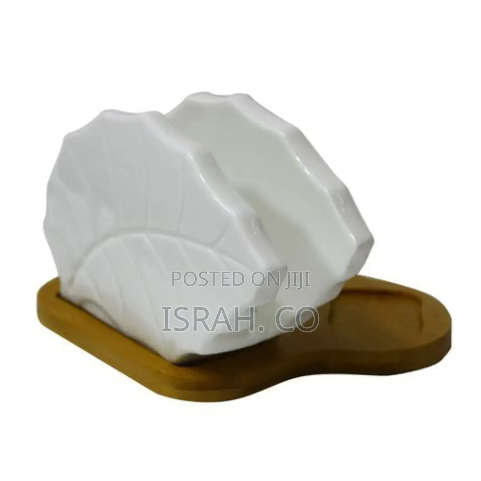 Leaf Pepper and Salt Shaker With Saviet Holder