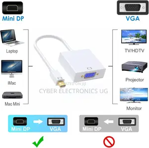 Thunderbolt to Vga Converter Mini Displayport 2 Vga Adapter