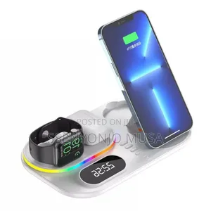 Xversion 4-in-1 Wireless Fast Induction Charger Station-15w