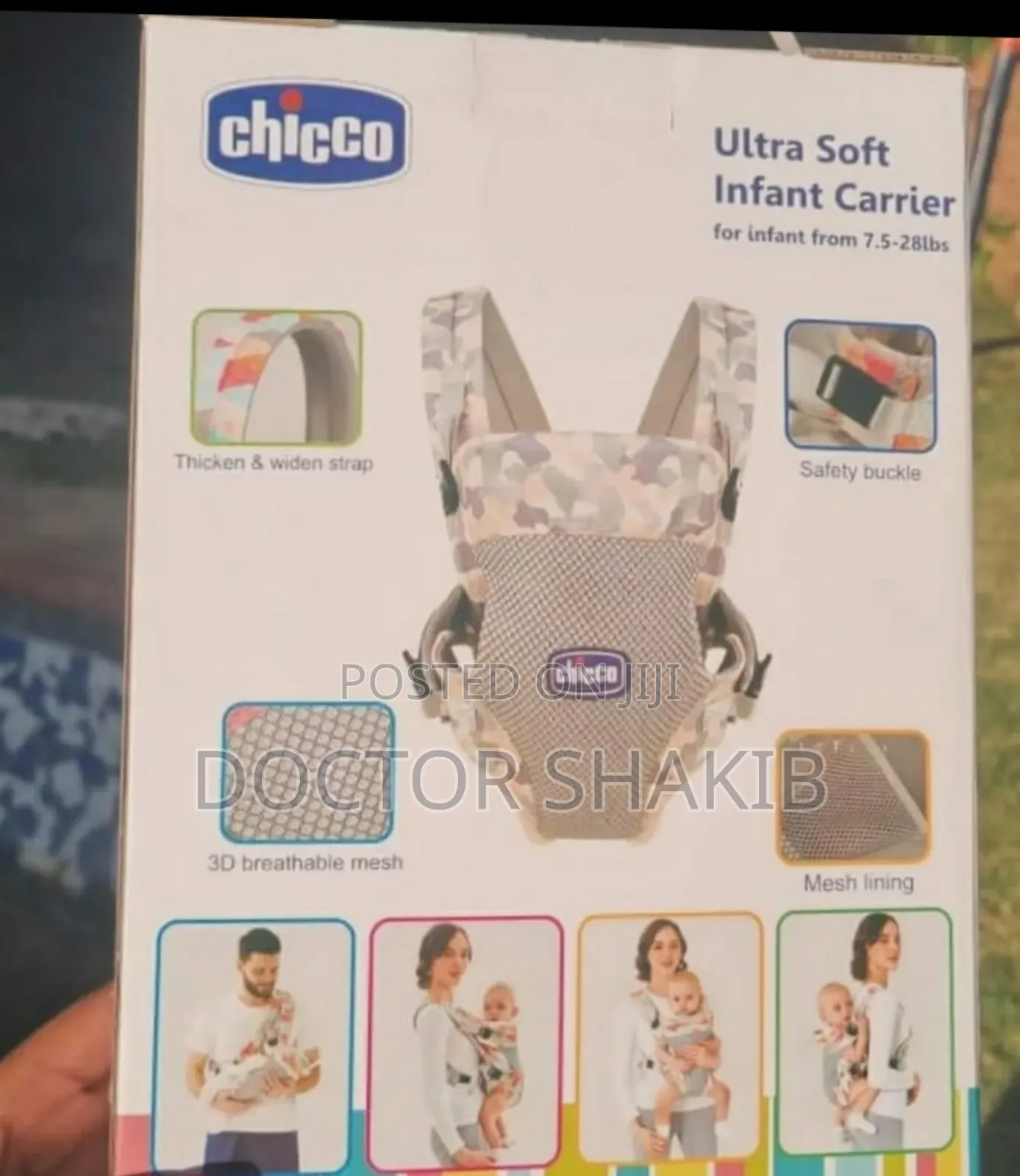 Quality 4 in 1 Chicco Ultra Soft Infant Adjustable Carrier