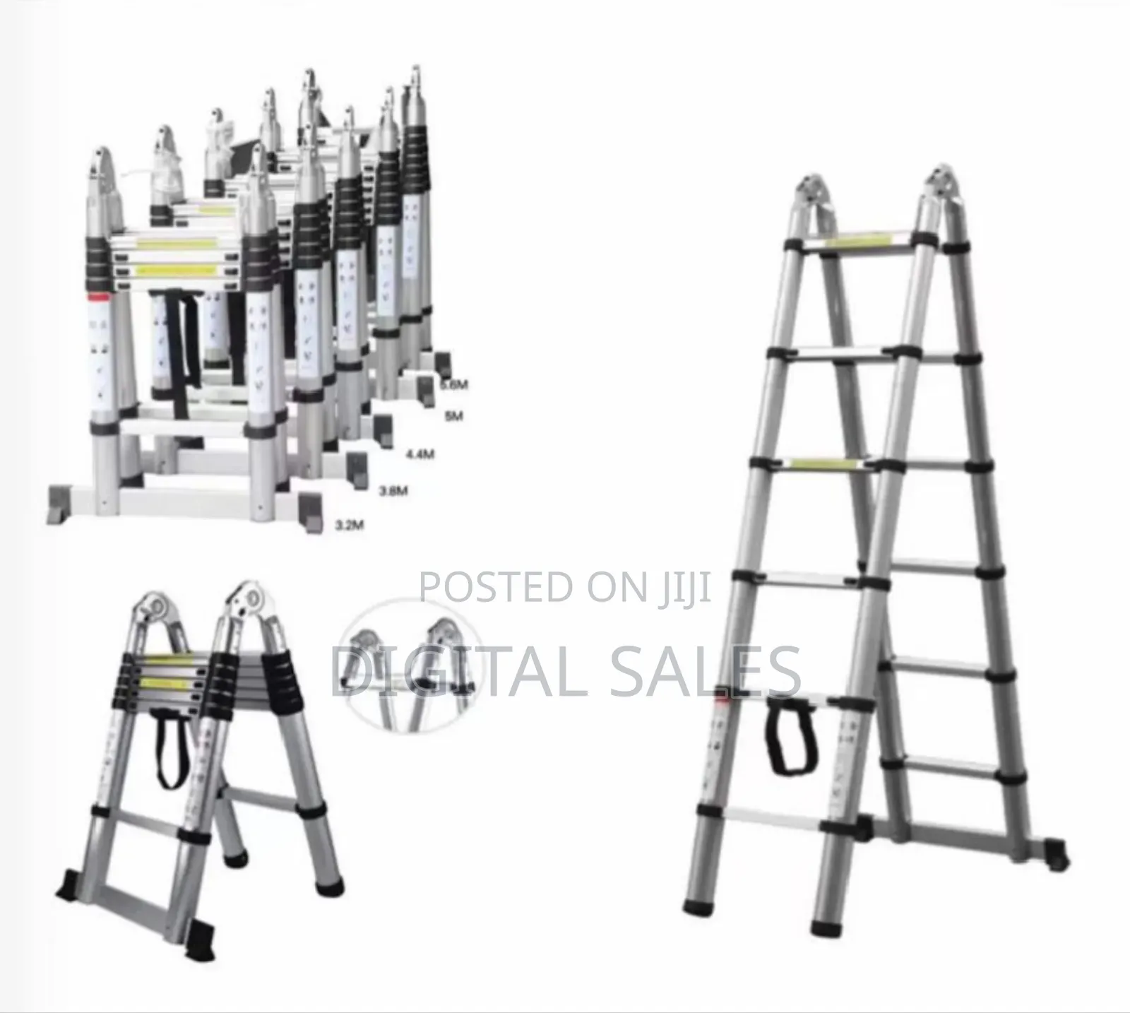 Aluminum Telescoping Extension Ladder