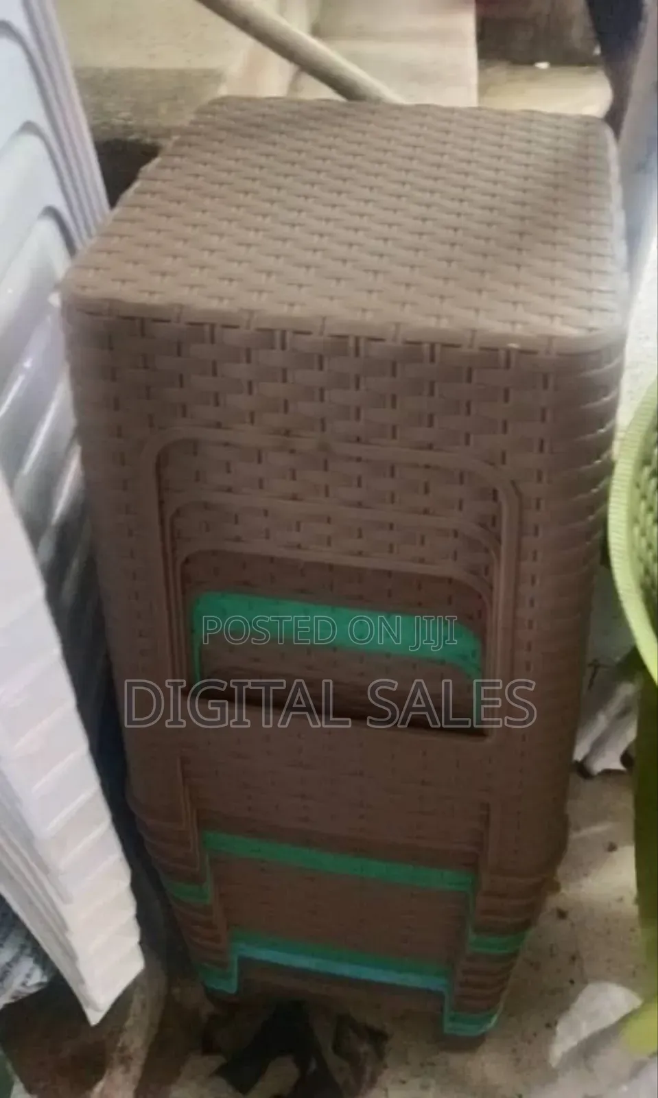 Modern Square Plastic Stool
