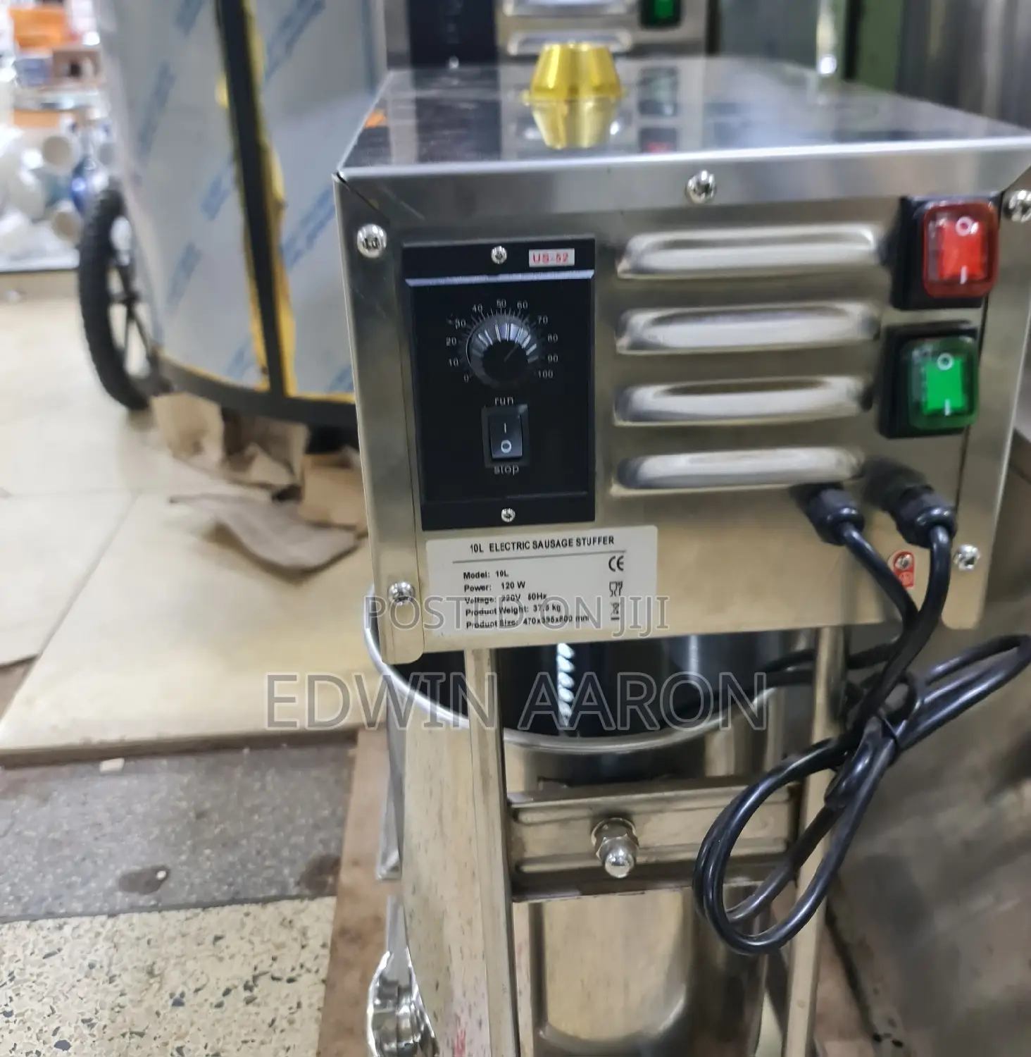 Electric Sausage Stuffer Machine 10L