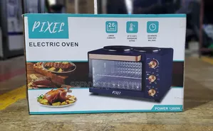 PIXEL Electric Oven PXS342 - 26L, 1200W, 4 Heating Elements-