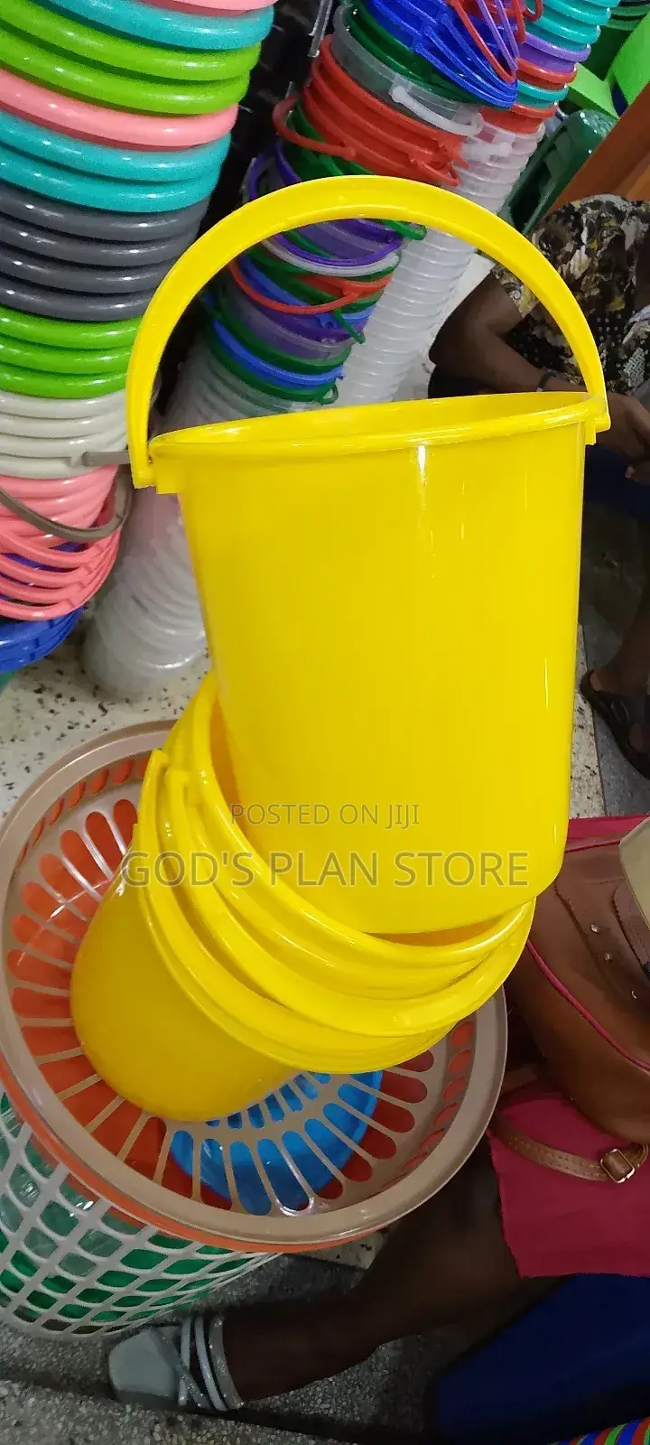 Go Back to School Buckets Yellow