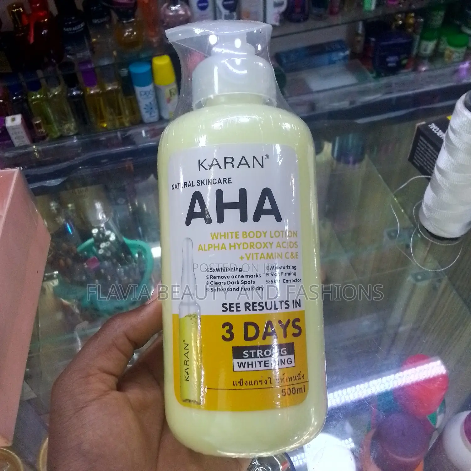 AHA White Body Lotion