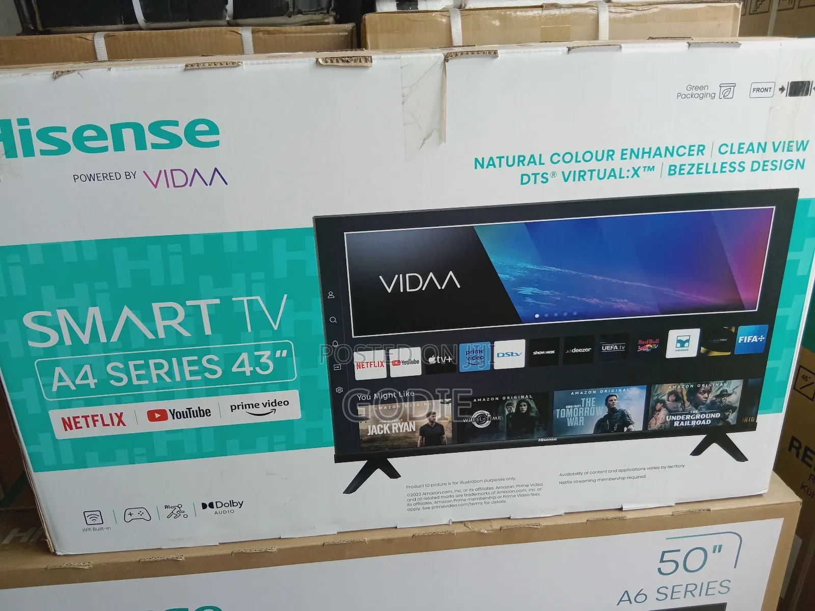 Hisense Smart TV 43inch A4 SERIES, 