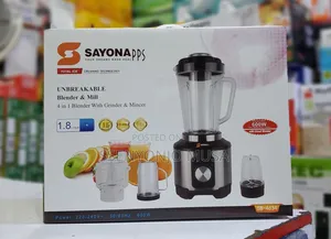 Sayona Blender 1.8l Unbreakable 4-in-1 Sb-4634 - 600w