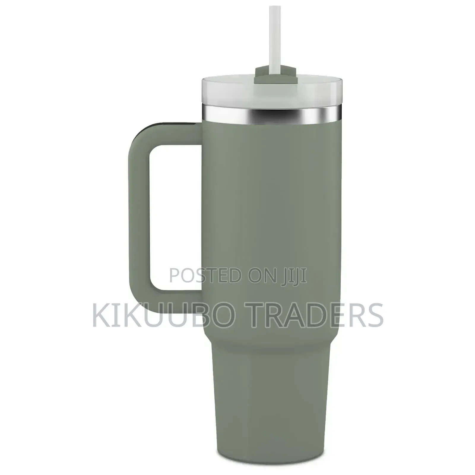 Thermo Travel Mug With Straw and Handle