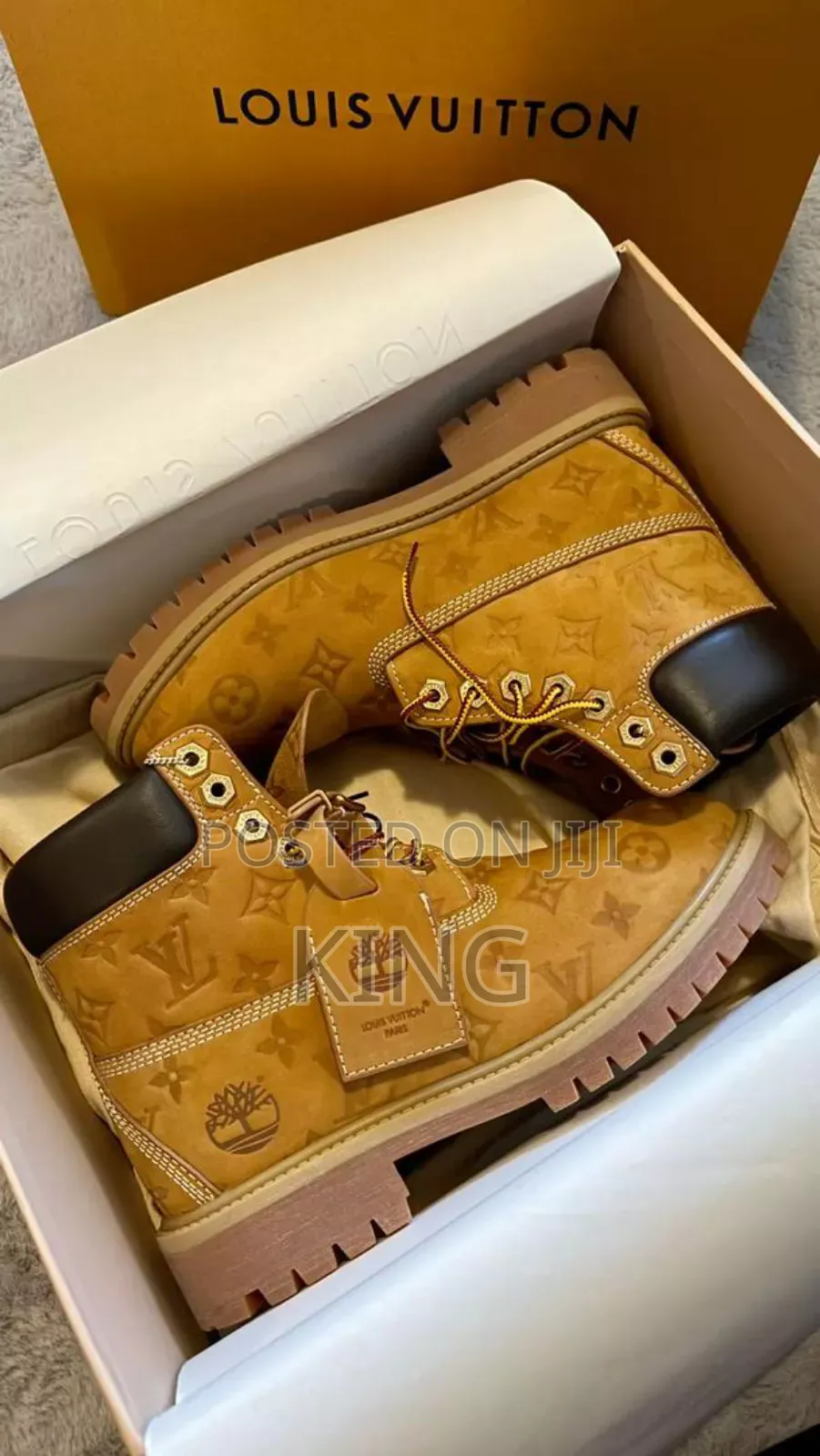 Louis Vuitton X Timberland Boots