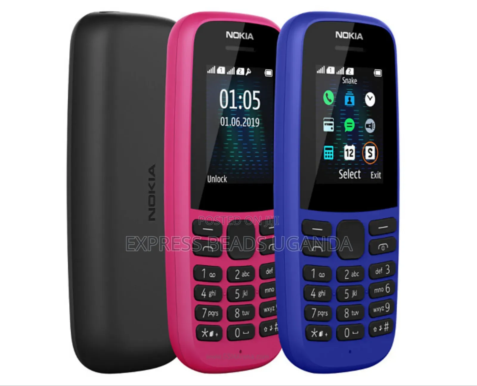 New Nokia 105 Black