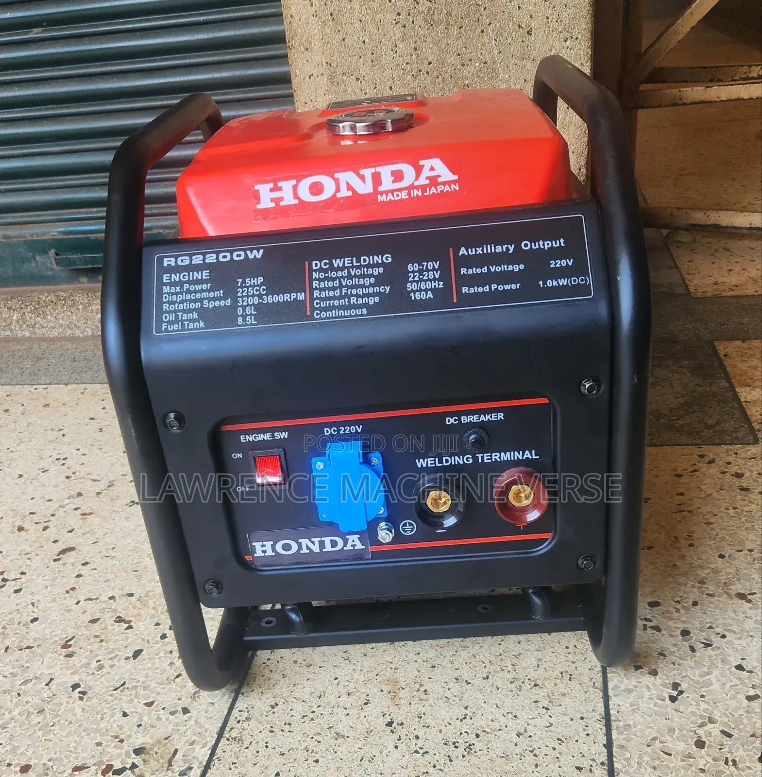 Both Welder and Generator Honda 8HP