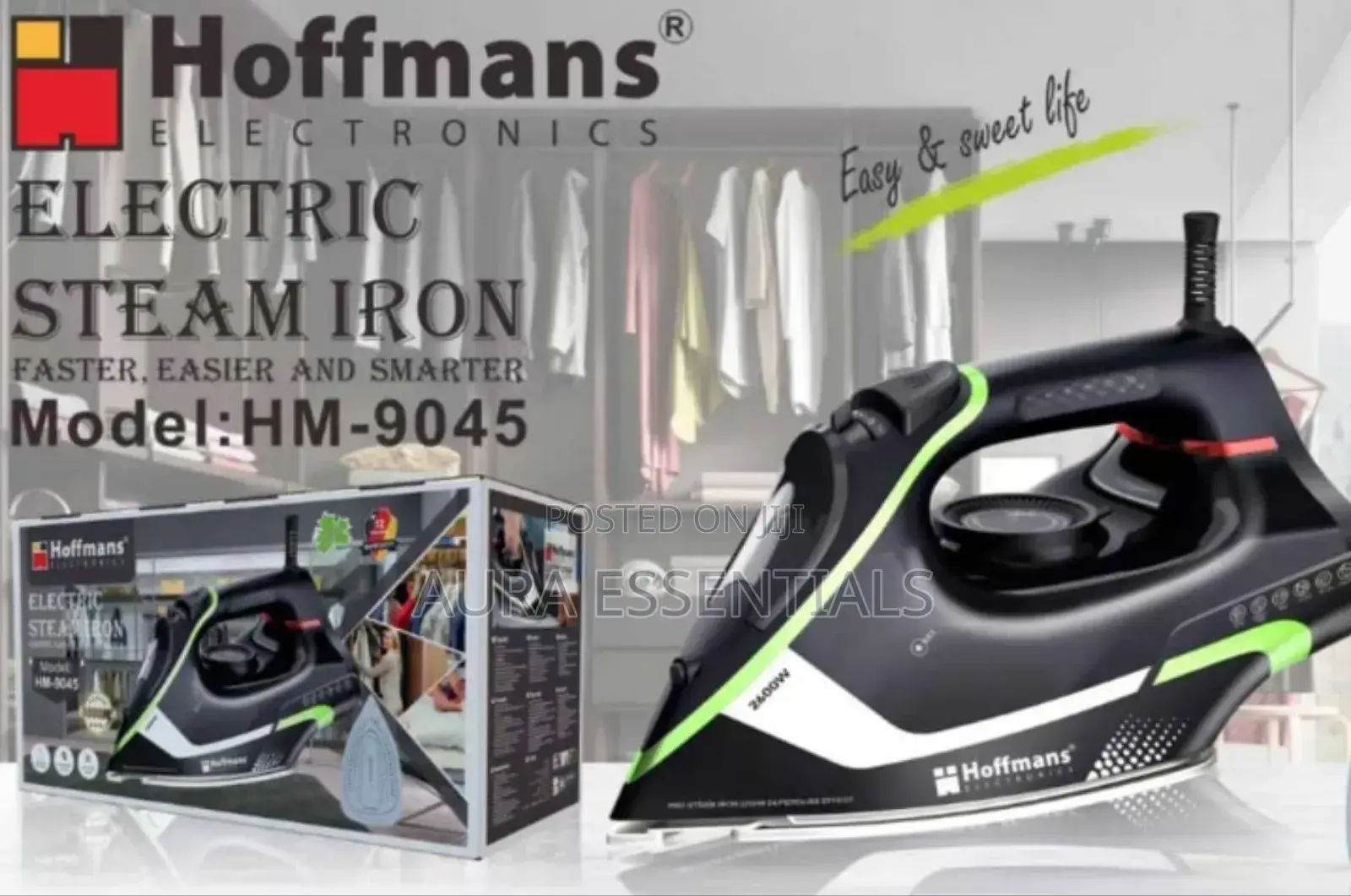 Hoffmans Electric Steam Iron HM-9045