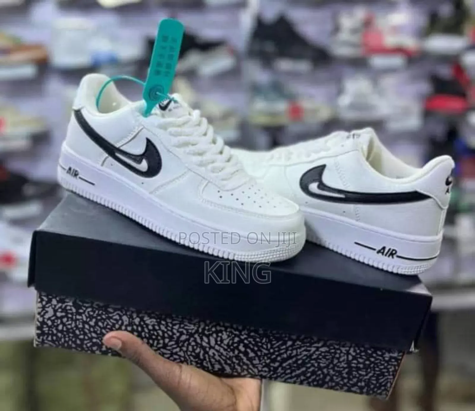 Nike Air Force 1 Low White Black Nikee