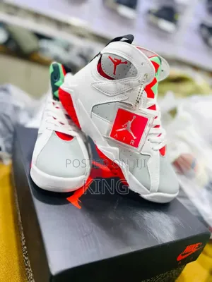 Air Jordan 7 White Red Sneakers