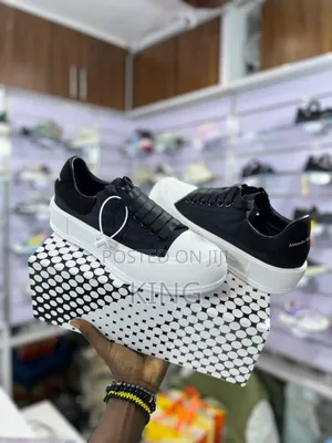 Alexander McQueen Black White Sneaker
