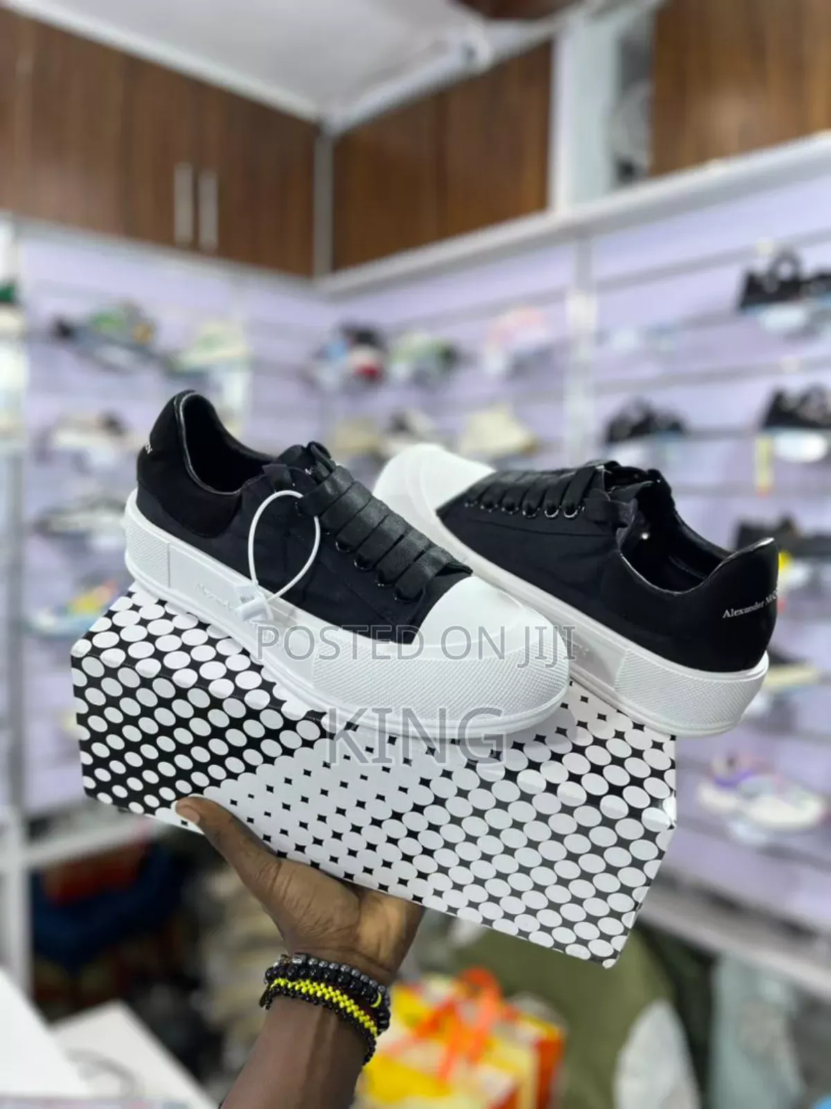 Alexander McQueen Black White Sneaker